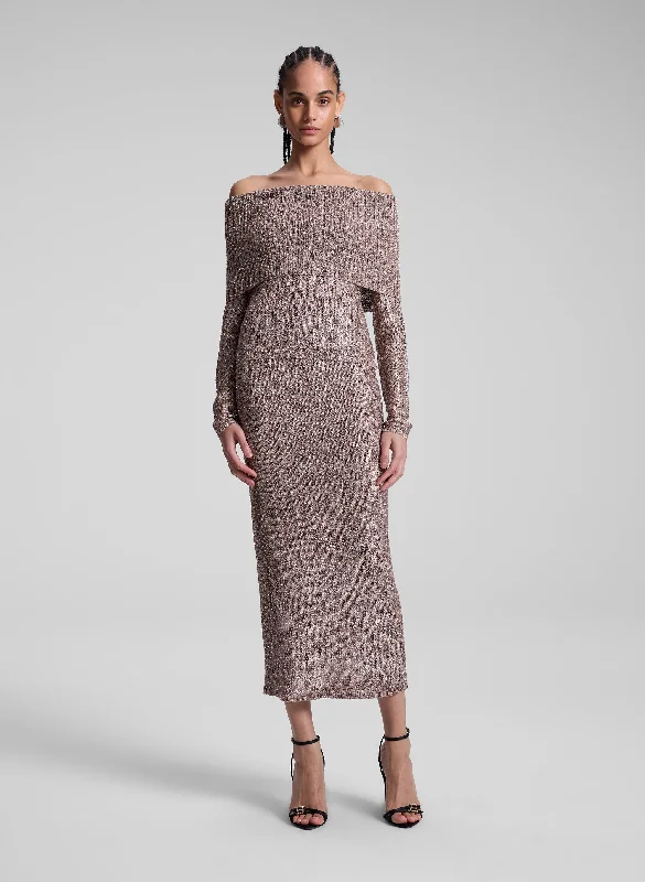 Best Offers of the Month!Dana Metallic Knit Midi Skirt