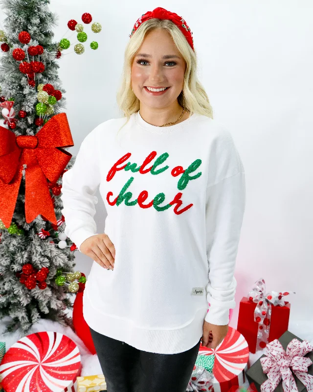 Your Shopping Spree Starts Here!Full of Cheer Belgian Cream High Low Pullover