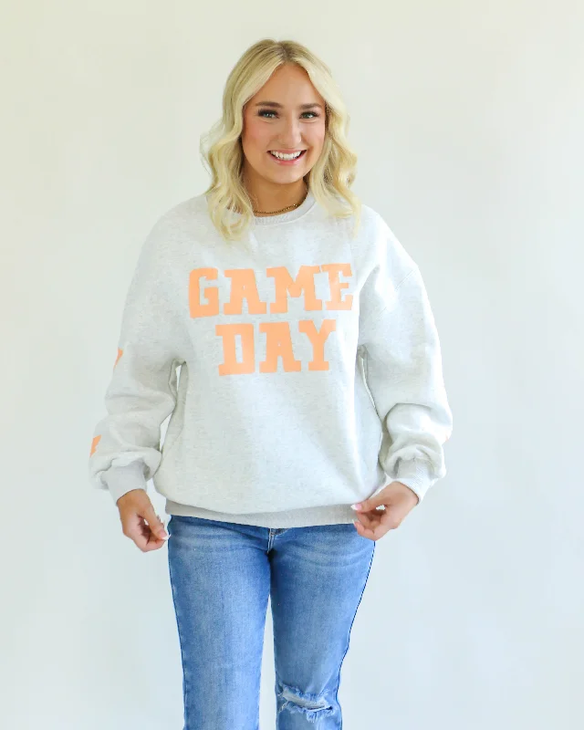 Buy More, Save More!Game Day Star Sweatshirt in Orange