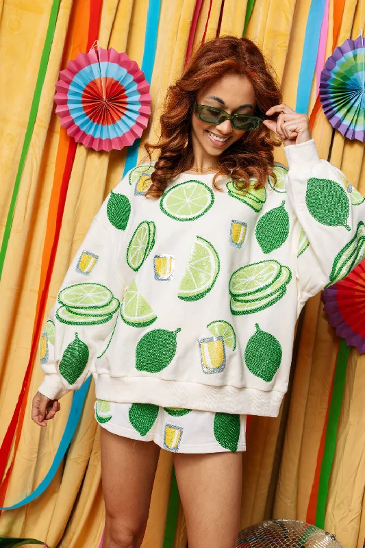 Exclusive Offers You’ll Love!Ivory Lime & Tequila Shot Sweatshirt