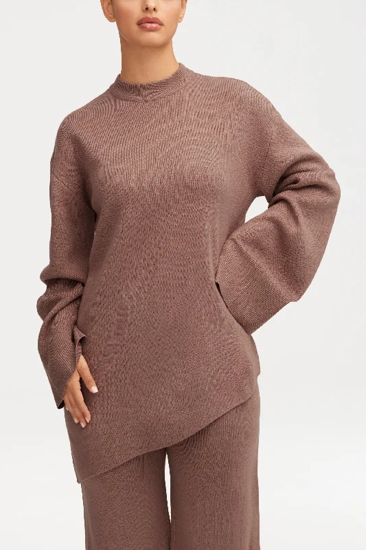 Get More for Less!Kehlani Mock Neck Knit Top