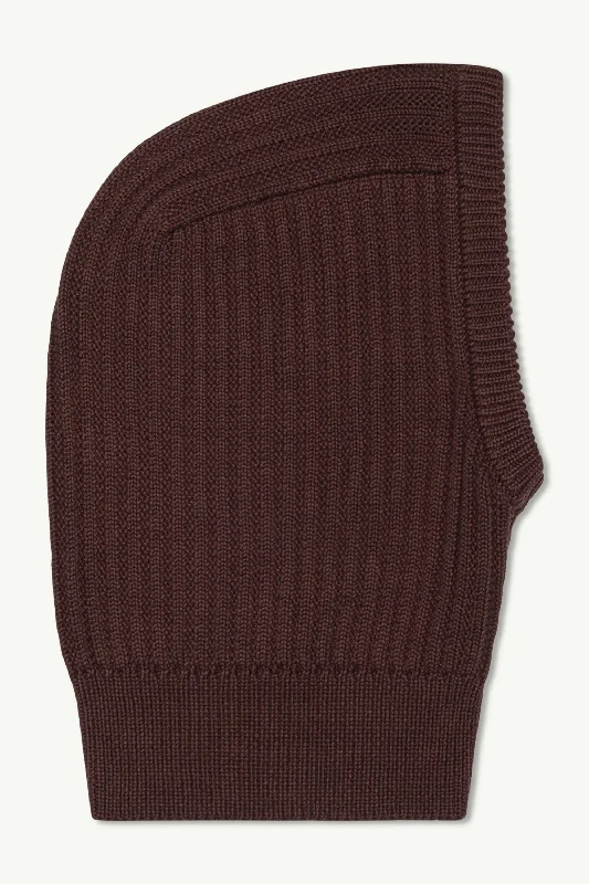 Limited-Time Price Drop!Knit Balaclava - Dark Brown