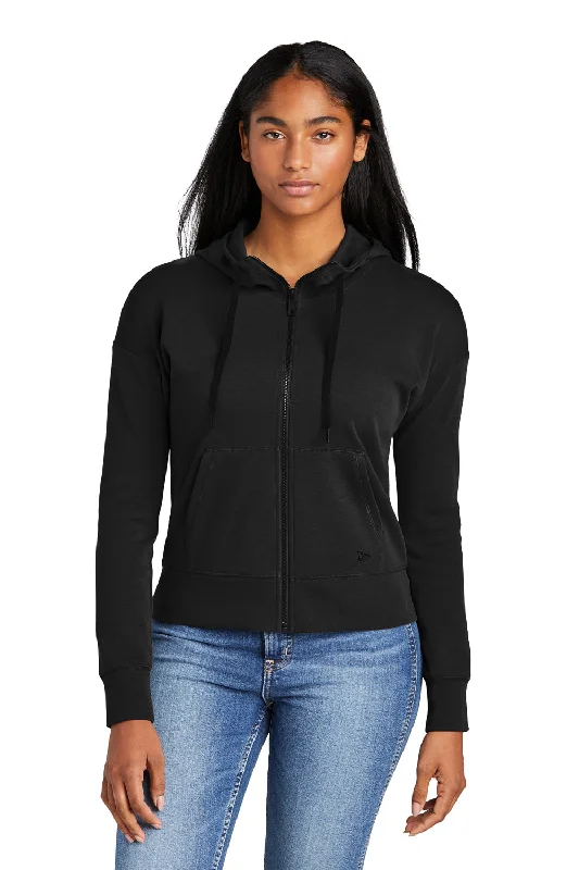 Buy One, Get One Free!New Era Womens STS Full Zip Hooded Sweatshirt Hoodie - Black