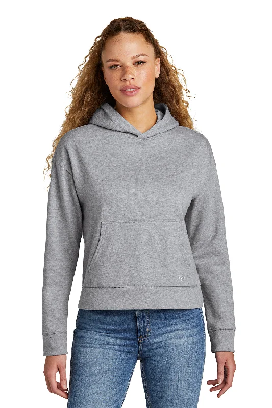 Must-Have Deals Inside!New Era Womens Comeback Fleece Hooded Sweatshirt Hoodie - Heather Grey