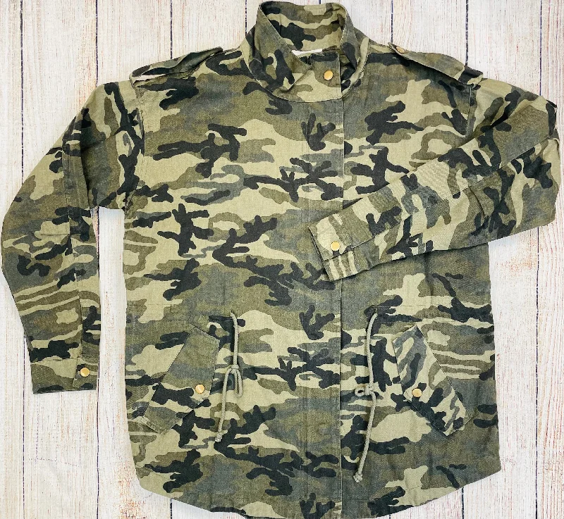 Today Only – Don’t Miss It!Oddi Drawstring Print Jacket