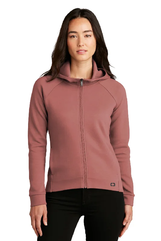 Snag the Best Prices Now!Ogio Womens Bolt Full Zip Hooded Sweatshirt Hoodie - Deep Rose