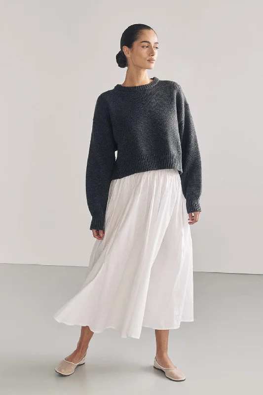 Get It Before It’s Gone!OLIVER CHARCOAL MARLE KNIT JUMPER