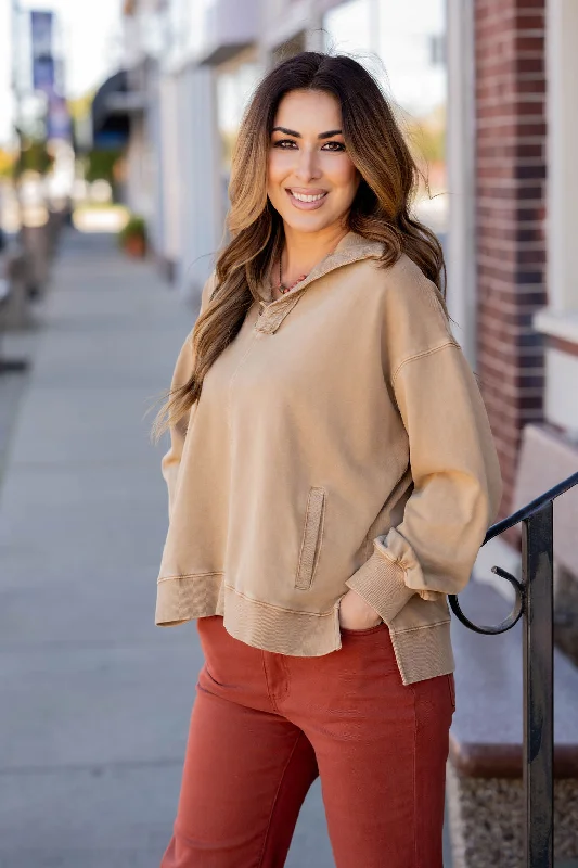Price Drop Alert!Oversized Side Slit Pullover