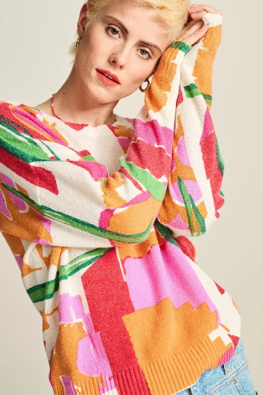 Hottest Discounts of the Year!POM Amsterdam Pullover in Cape Town Print