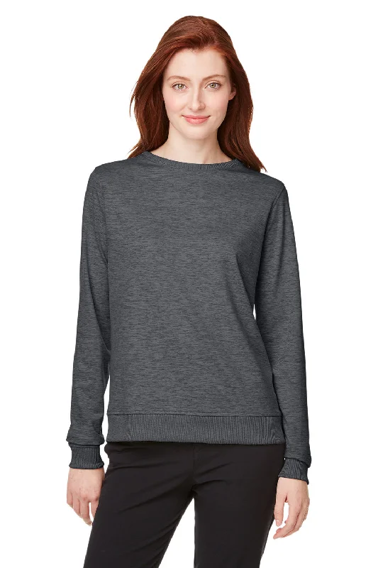 Your Favorite Sale is Back!Puma Womens Cloudspun Moisture Wicking Crewneck Sweatshirt - Heather Black