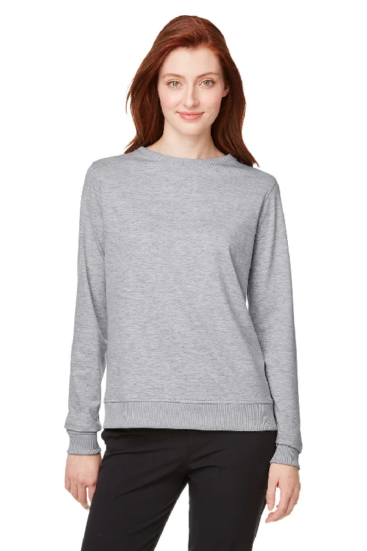 Shop Before It’s Gone!Puma Womens Cloudspun Moisture Wicking Crewneck Sweatshirt - Heather Light Grey