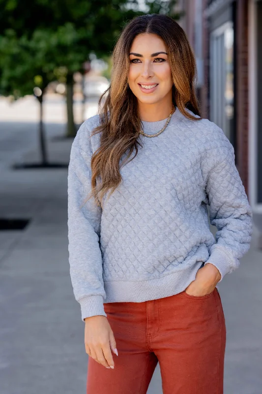Everything Must Go!Quilted Crewneck Sweatshirt