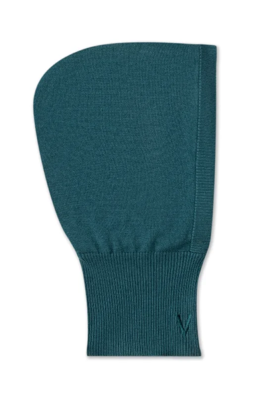 Only a Few Left – Order Now!Ribbed Knit Balaclava - Deep Teal