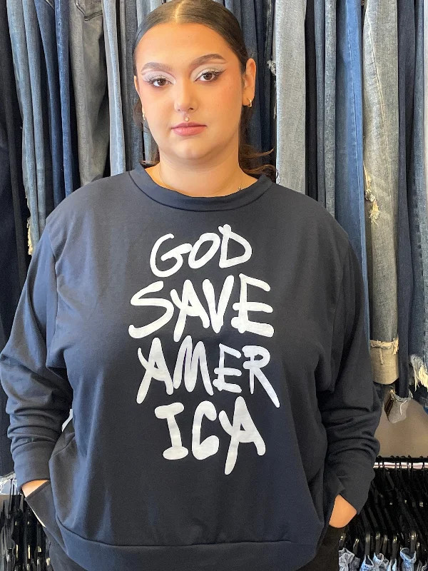 Shop Today, Save Tomorrow!Sew In Love God Save America pullover