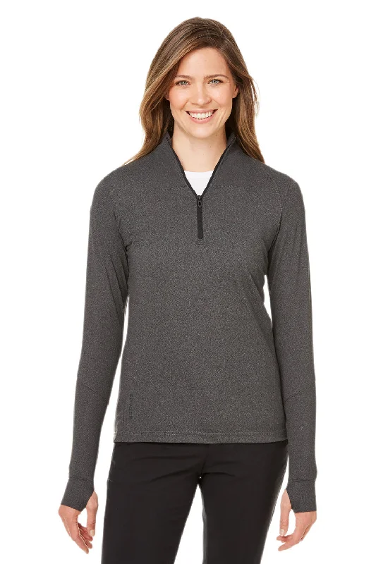 Time to Snag a Bargain!Spyder Womens Spyre UV Protection 1/4 Zip Sweatshirt - Black Frost