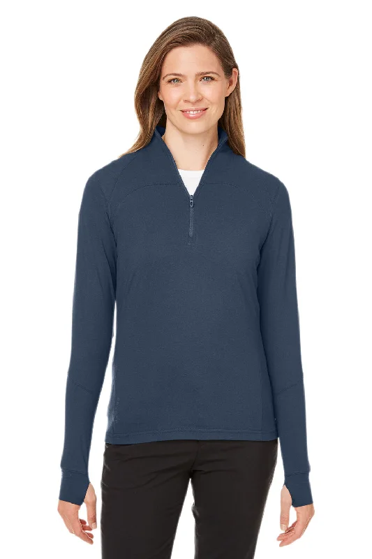 Don’t Wait – Shop Today!Spyder Womens Spyre UV Protection 1/4 Zip Sweatshirt - Frontier Blue Frost