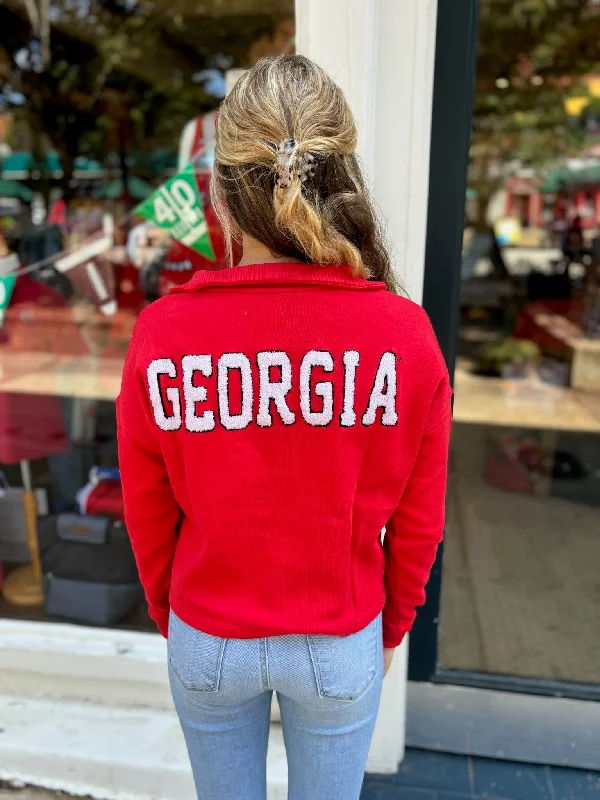Limited-Time Price Drop!The Collared Sweatshirt Georgia