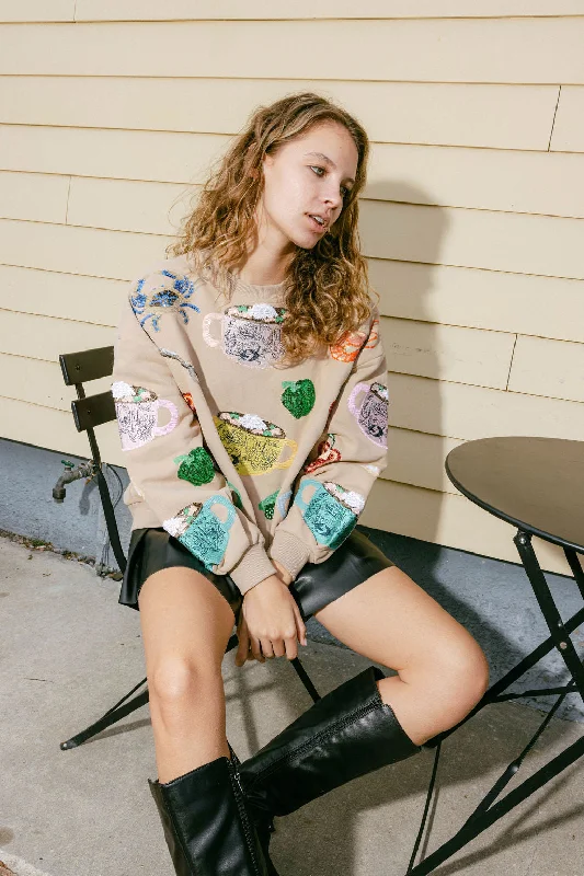 Seasonal Sale – Shop Now!Tan Gumbo & Seafood Sweatshirt