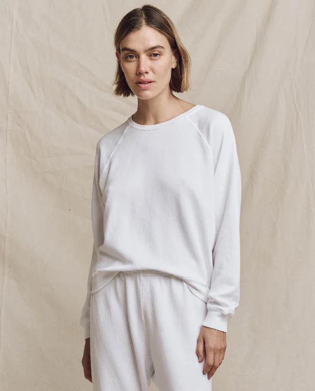 One Click Away from Big Savings!The College Sweatshirt. Solid -- True White