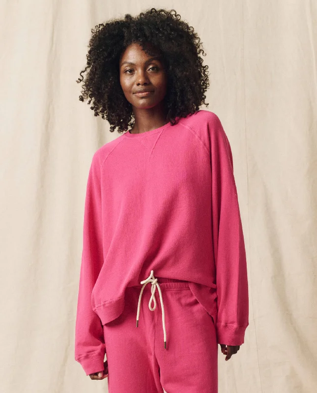 Shop Smart, Save Big!The Slouch Sweatshirt. Solid -- Fuchsia