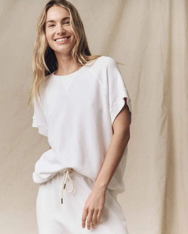 Hurry! While Supplies Last!The Wedge Sweatshirt. Solid -- True White