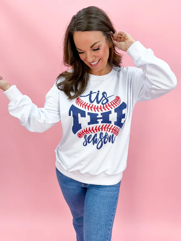 Huge Savings – Act Now!Tis The Season Baseball Sweatshirt