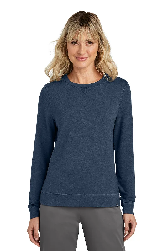 Seasonal Sale – Shop Now!TravisMathew Womens Long Weekend Crewneck Sweatshirt - Heather Blue Nights