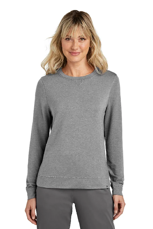 Stock Up and Save!TravisMathew Womens Long Weekend Crewneck Sweatshirt - Heather Light Grey