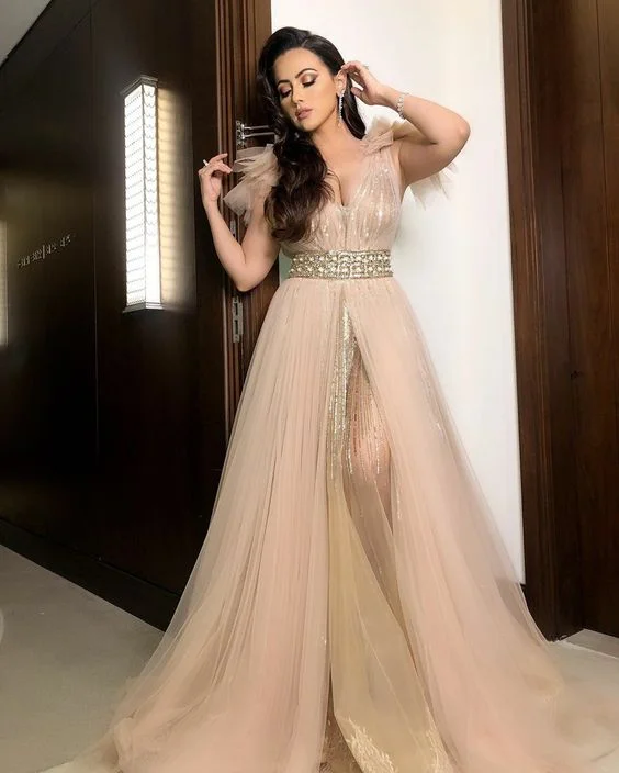 New Discounts Just Dropped!2022 pink long prom dress    cg21862