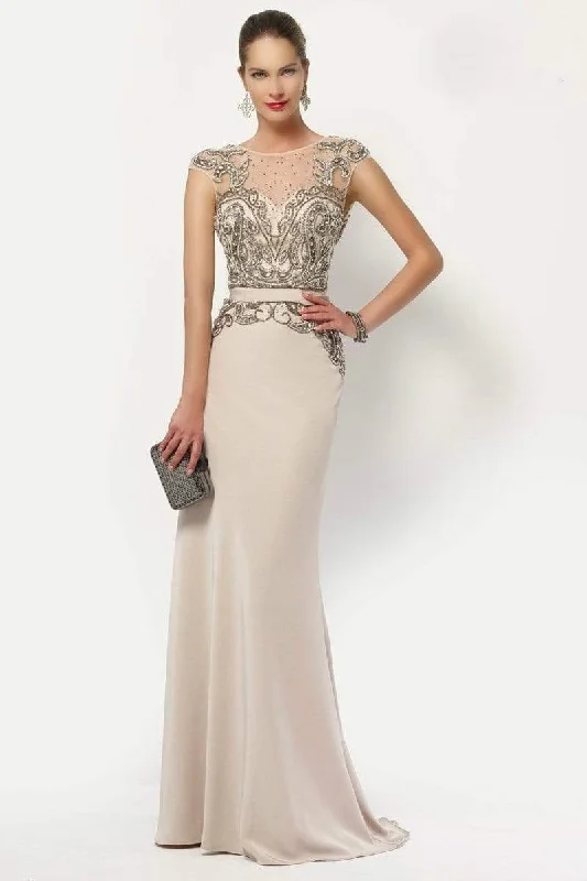 Get It Before It’s Gone!Alyce Paris - 27109 Beaded Illusion Evening Dress