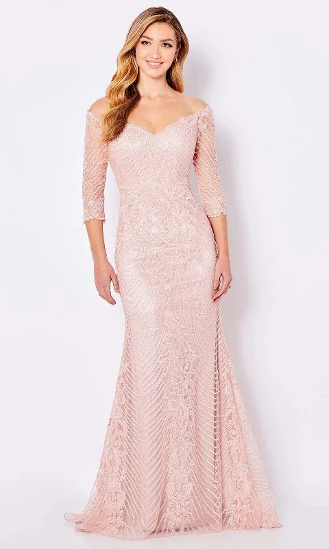 Amazing Prices You Can’t Resist!Cameron Blake - 221688 Off Shoulder Evening Mother of the Bride Dress