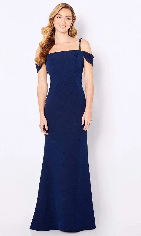 Lowest Prices Guaranteed!Cameron Blake - 221692 Square Neck Sheath Evening Dress