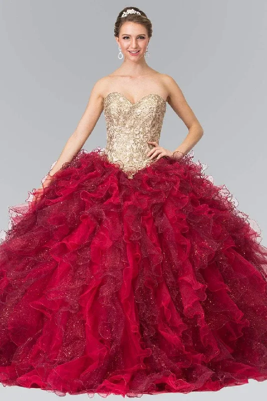 Today’s Deals, Tomorrow’s Regrets!Elizabeth K - GL2211 Beads Embellished Embroidery Ballgown