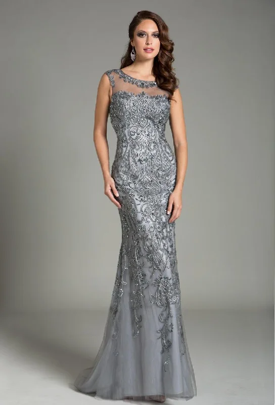 Everything Must Go!Feriani Couture Embellished Sleeveless Evening Gown 26154