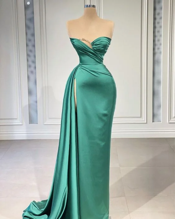 One Day Only – Huge Savings!GREEN LONG PROM DRESS FORMAL DRESS   cg21833