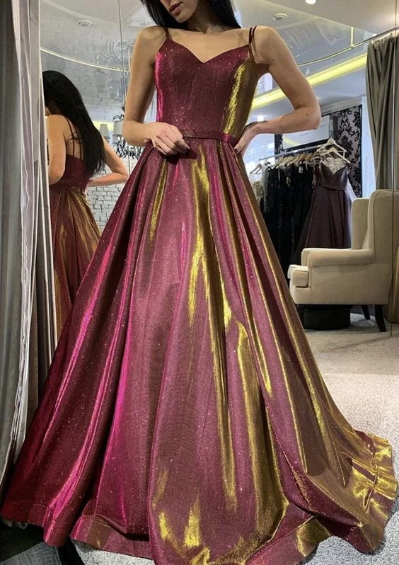 The Best Sale of the Year!Ombre glitter prom long dresses 2021 women’s v neck evening gown    cg21841