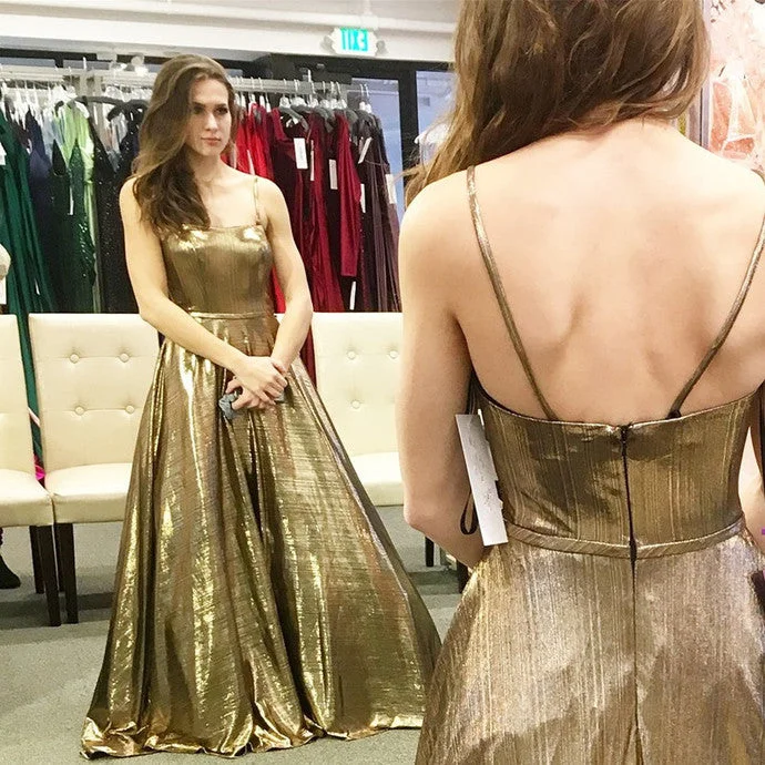 Unbeatable Prices!Spaghetti Straps A-Line Prom Dresses,Long Prom Dresses,Cheap Prom Dresses   cg21773