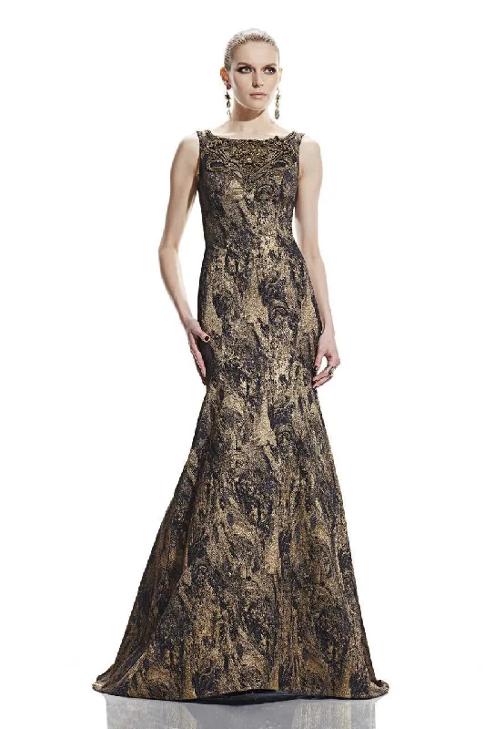 Your Favorite Items on Sale Now!Theia 882562 Embellished Bateau Trumpet Gown