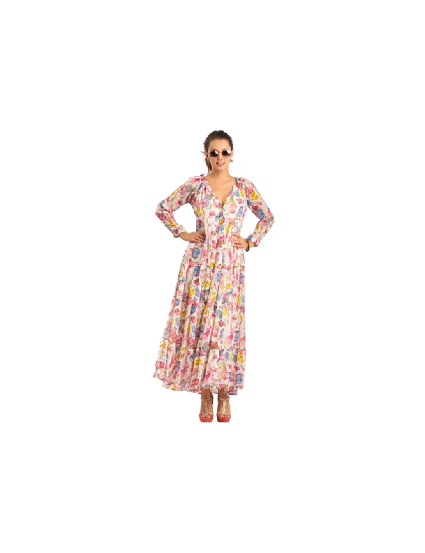 Get More, Spend Less – Shop Now!Fiona  Ruffle Floral  Dress