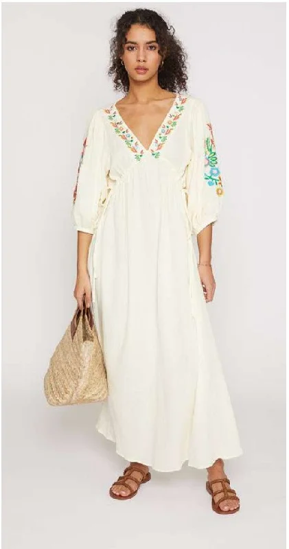 Unmissable Offers Await!Salome cream dress