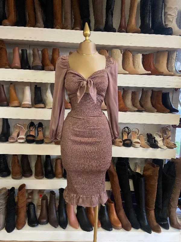 Upgrade for Less!Bow Front Dress
