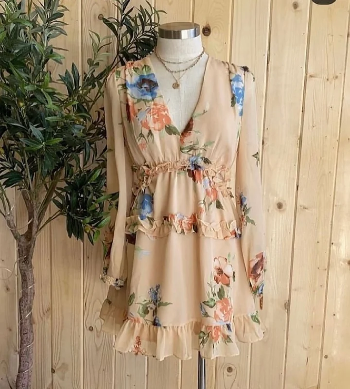 Don't Miss Out!Pale Pink Floral Dress