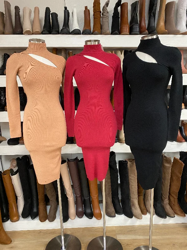 Don’t Wait – Deals Won’t Last!Cutout Mock Dress