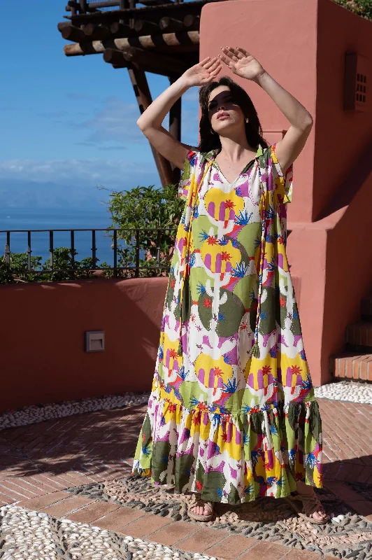 Biggest Sale of the Season!GOS Loony kaftan dress green