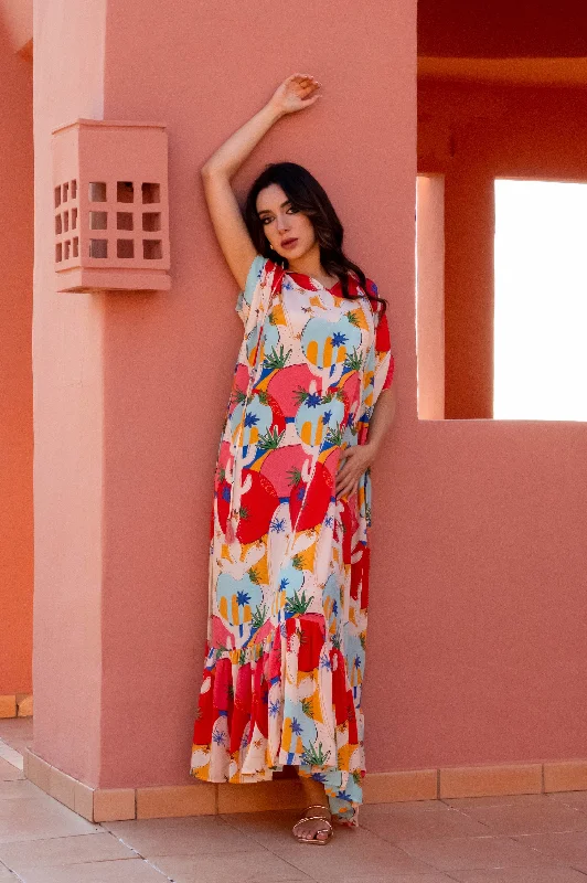 Don't Miss Out!GOS Loony kaftan dress red