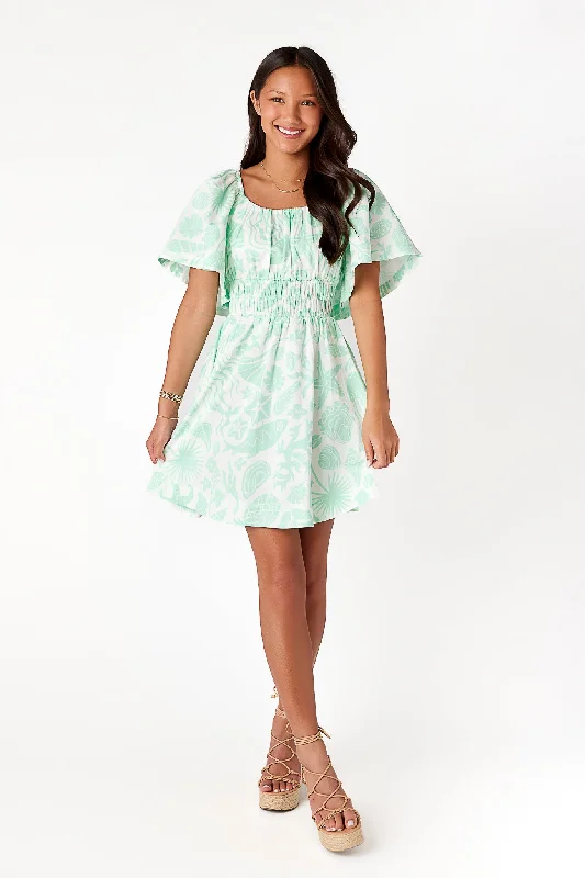 Shop the Hottest Deals!Hermosa Dress Sea Foam