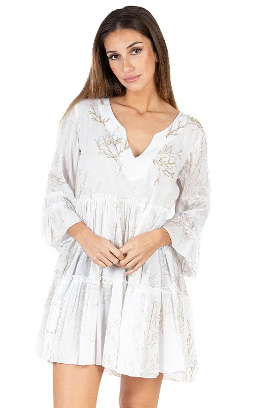 Flash Deals – Act Quickly!Rose White Dress