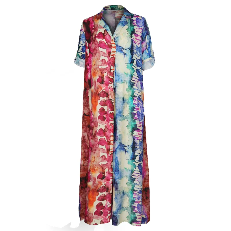 Shop the Hottest Deals!Juniper Kaftan Dress Abs Watercolour