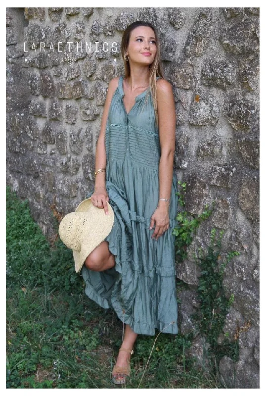 Bigger Savings, Better Shopping!Fresia 23 S/Less Tiered Long Dress