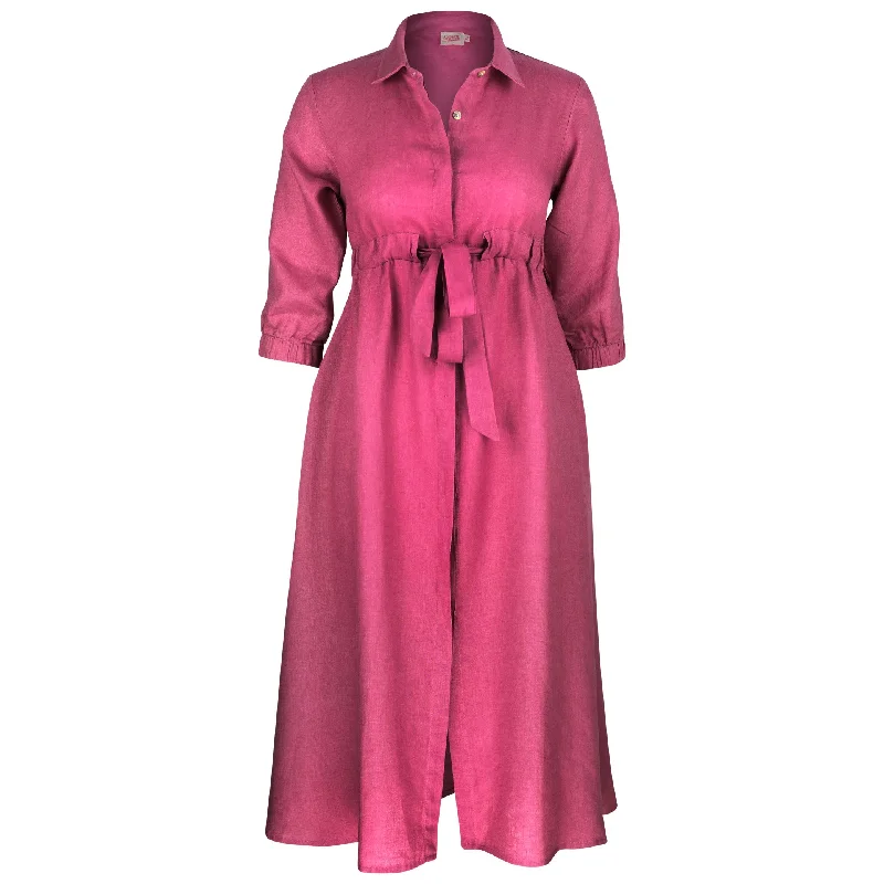 More Discounts, More Joy!Louisa fit & Flare Button Dress Mauve